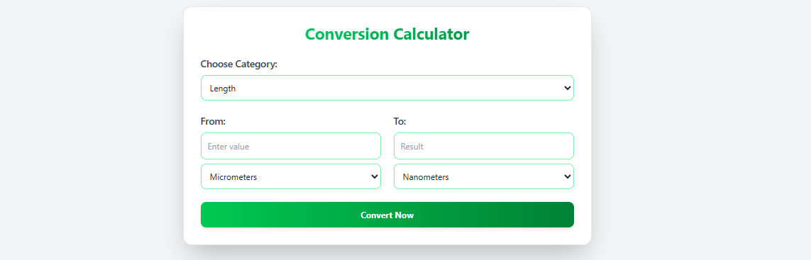 Calculator - Conversion Calculator
